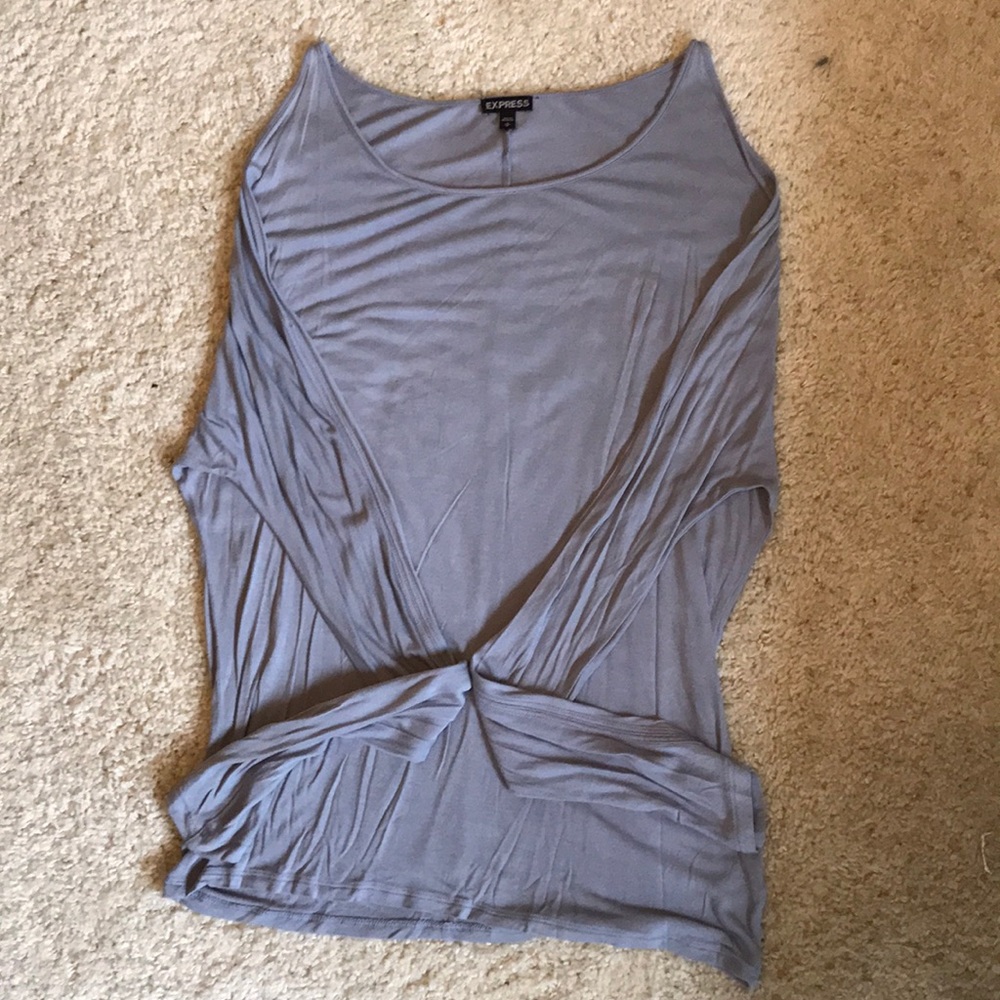Express cold shoulder top